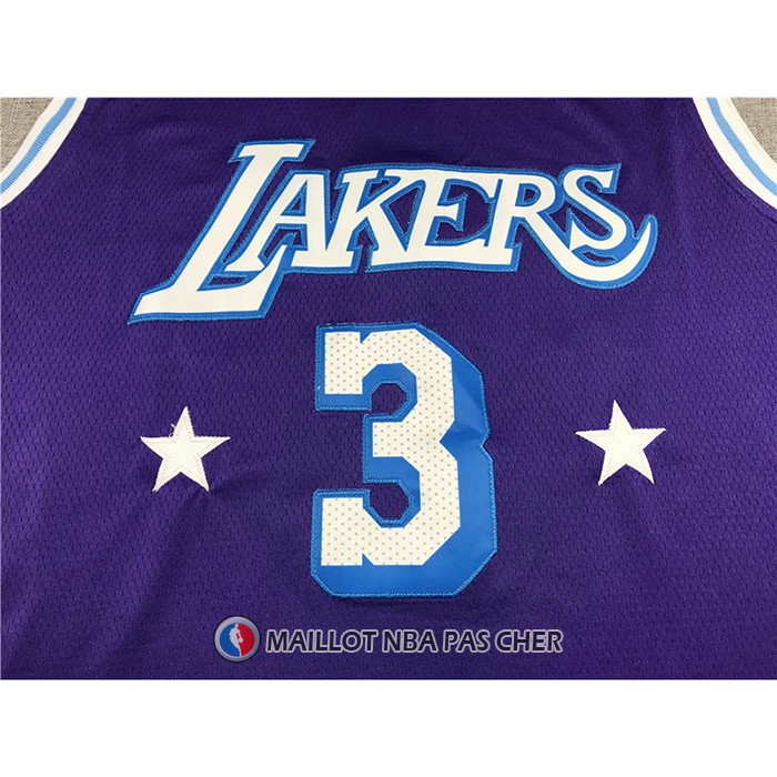 Maillot Los Angeles Lakers Anthony Davis NO 3 Ville Edition 2021-22 Volet